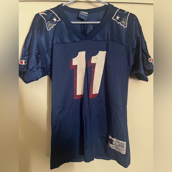 Kids Patriots Jersey|| Drew Bledsoe #11|| L - Picture 1 of 3